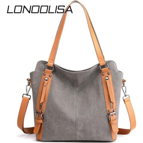 Fashion Solid Shoulder Crossbody Bags for Women 2021 Female High Quality Canvas Messenger Bags Women Large capacity Tote bag Sac
