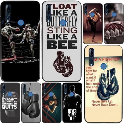 Muay Thai Fight Boxing Soft Cover Phone Case For Huawei P20 30 40 Pro Mate 20 30 40 Pro Honor 10 10 30lite Y62019