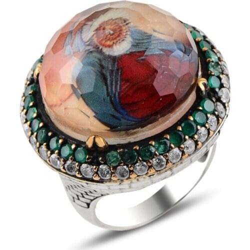 Silver 925 Sterling Zircon Cubic Zirconia Authentic Ring