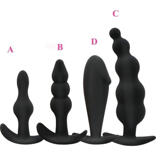 Silicone Anals Plug Butt Open Expander Dildo Prostate Massager Anal Dilator Male Masturbator Women Men Couples Gay Sex Toys