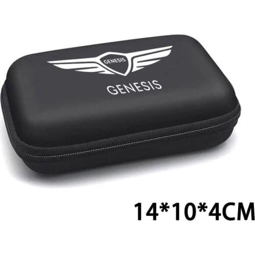 Car Styling Portable Storage Box 3C digital Driving License ID Card Storage Bag For Hyundai Genesis Coupe G80 G70 GV80 BH GH