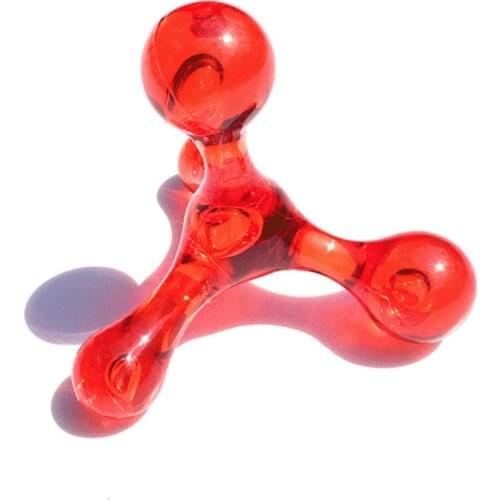 1pc Useful Mini Manual Massager 4 Balls Arm Back Leg Head Foot Acupuncture Point Massager Tools Relaxation Eliminate Oedema Fat