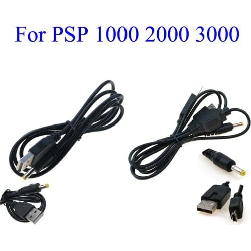 2 in 1 USB Charger Cable For PSP 1000 2000 3000 Charging Transfer Data Powe Cord For Sony PSP 2000 Power Cable Game Accessory