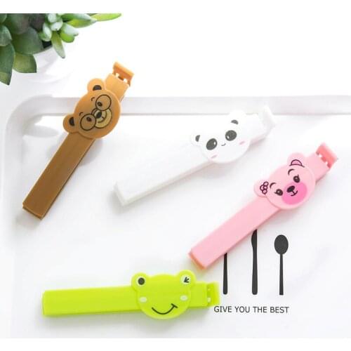 4pcs Snacks Food Bag Sealing Clip Food Moisture Fresh Animal Sealing Clip Mini Bag Sealer Kitchen Items