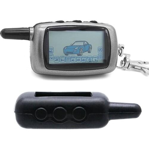 A6 2-way LCD Remote Controller Key Fob for Russian Version Vehicle Security Two way Car Alarm System Twage Starline A6