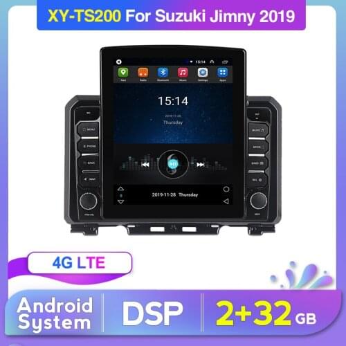 9.7" Tesla Screen 4G LTE DSP Android Car Multimedia Player for Suzuki JIMNY 2019 Radio Navigation Stereo Head unit WIFI USB BT