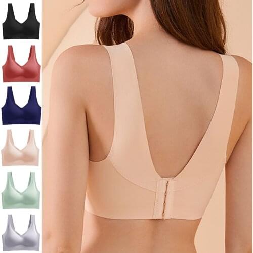 Sexy Women Sports Bra Tops High Impact For Gym Top Fitness Plus Size Steel Rings Yoga Vest Lingerie Underwear Push Up Bralette