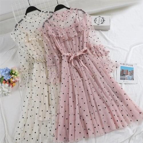 Летние платья в горошек Gowyimmes China At AliExpress