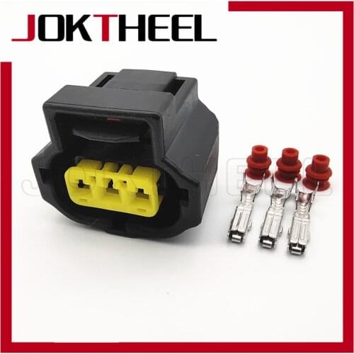 1/5/10/20 sets kit Te tyco AMP 3 Positions female black sealed automotive generator alternator sensor connector plug 184032-1