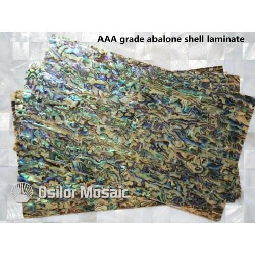 AAA grade natural surface abalone paua shell laminate for musical instrument and furniture inlay