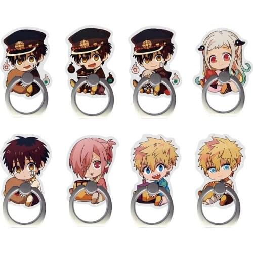 Cute Cartoon Mobile Phone Stand Holder Anime Toilet-Bound Hanako-kun Phone Finger Ring Holder For iPhone Huawei All Phone