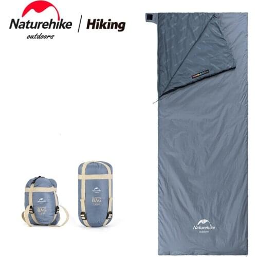 Naturehike Single Splicing Sleeping Bag Envelope Type Waterproof Adult Sleeping Bag Ultralight For Camping Hiking NH21MSD09