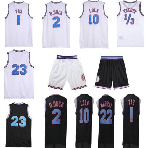 Space-Jam Full Coslay Clothing High School Basketball Uniform Suit Adult Sportswear Summer Breathable Short Sleeve Shorts NO.23