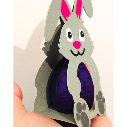 Easter Bunny Metal Cutting Dies Stencil Scrapbooking DIY Album Stamp Paper Card