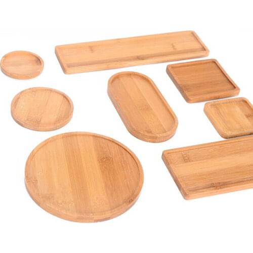 Succulents micro garden Wedding mini Flowerpots square juicy plants vase wood flower pots trays container small bonsai pot