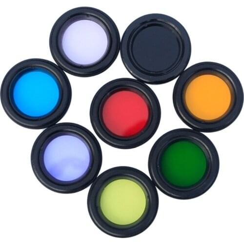 Professional Aluminum alloy Optical Lenses Color filter Set Telescope Accessories 1.25 Inch / 31.7mm Telescope Moonlight