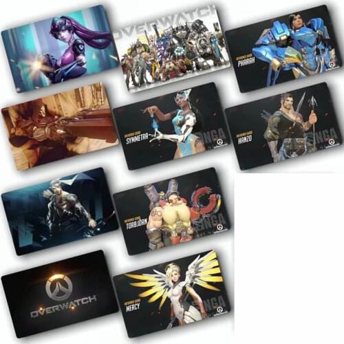 Hot Game OW D.VA Sticker 100pcs Different Style Anime Stickers Bus ID Waterproof Card Stikers Classic Toys