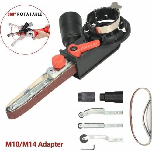 Angle Grinder Mini DIY Sander Sanding Belt Adapter Grinding Machine Bandfile Belt Head Sander for 115mm 4.5" and 125mm 5"
