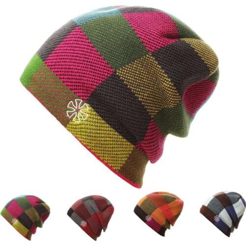 Women Winter Knitted Hats Gorro Beanie For Men Women Beanies Mask Hat Bonnet Outdoor Sport Skiing Chapeu Cap