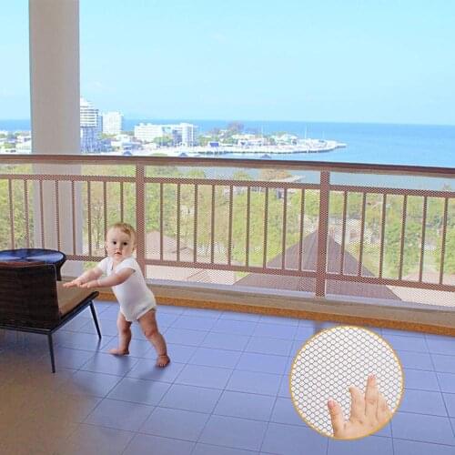 Baby Safety Stair Rail Net Children Protection Fence Net For Toddler Security Baby Proofing Stair Balcony Banister Railing Guard