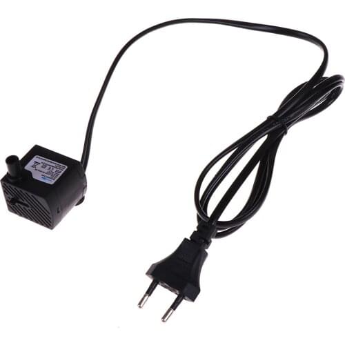 AC 220V 3W EU Plug Submersible Water Pump Aquarium Fountain Air Fish Pond Tank 1pcs