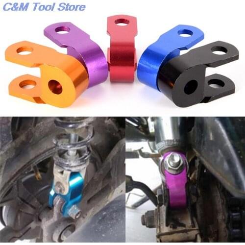 2Pcs Multicolor Aluminum Alloy Motorcycle Motorbike Dirt Bike Shock Absorber Height Extender Jack Up Riser