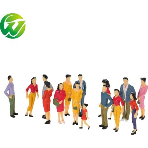 30Pcs/lot 1:25 Scale Model Miniature Figures Architectural Model Human Model ABS Plastic Peoples
