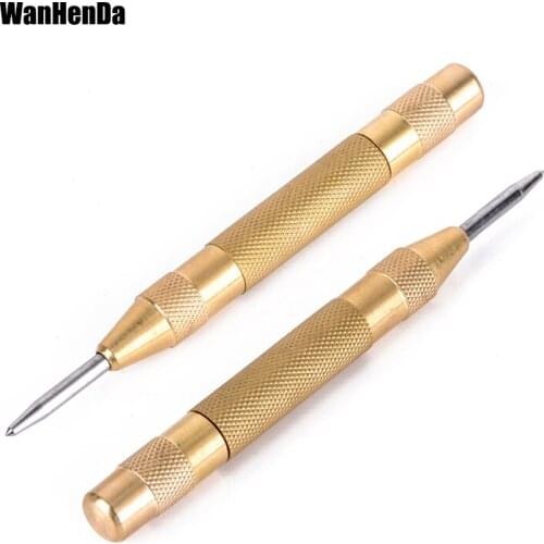 5 Inch Automatic Center Punch Pin Spring Loaded Marking Starting Holes Tool High Speed Steel