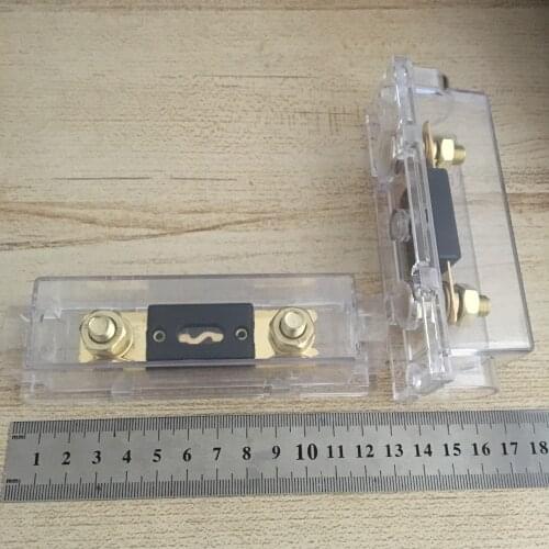 5pcs/lot Good Quality Low Voltage Automotive Transparent ANL Fuse Holder Block with Fuses for Car Audio Amplifier