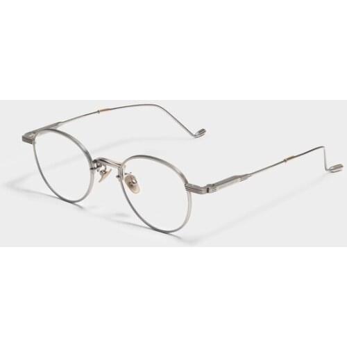 Belight Optical Korea Brand Design Pure Titanium Vintage Round Prescription Eyeglasses Optical Spectacle Frame Eyewear Tom21
