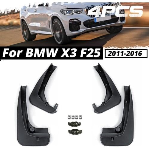Mudguards For BMW X3 F25 2011-2016 Mud Flaps Fender Splash Guards Flap Mudflaps Car Accessories 2012 2013 2014 2015