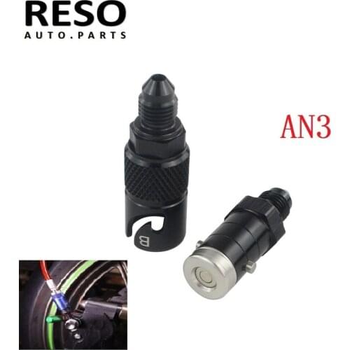 RESO - AN3 Brake Fitting Quick Release Motorcycle Front Brake Caliper Removal Cover Brake Line Disassembly Replacement Guard 3AN
