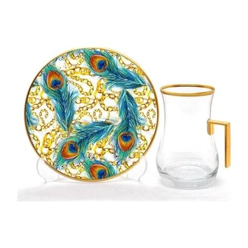 Drop Handles Tea Set 12 pieces Chain