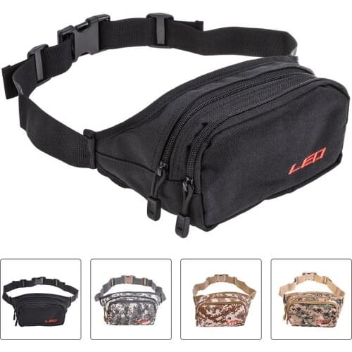 Double-layer Lure Asia small pockets Outdoor activity bag camouflage black fishing gear bag Free Shipping