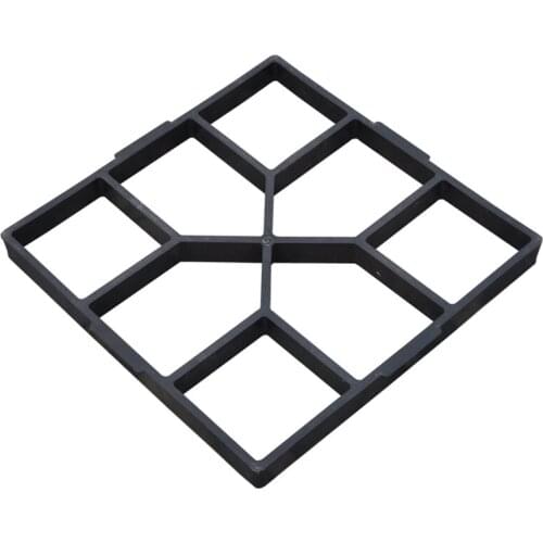 Garden Pavement Path Maker Mold Walk Brick Concrete Form Square Stepping Stone Reusable Molds for DIY Walkway Yards Walking