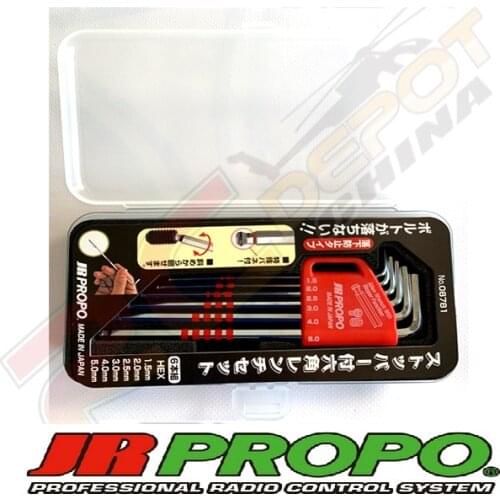 JR PROPO Remote Modeling Tool 08781 Hex Set