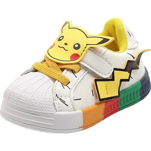 2020 Girls Boys Lace-Up Fashion Sneakers Toddler/Little/Big Kid Flatform Fashion Trainers Children Genuine Leather Brand Shoes