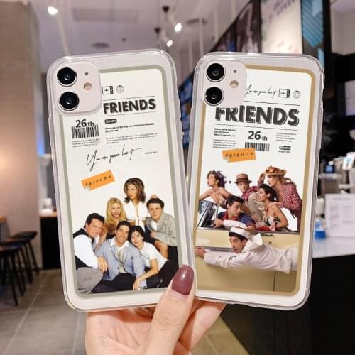 For iPhone 12 Pro Max 6 6s 7 8 Plus X XR XS Max 11 Pro Max SE 2020 Phone Case Luxury Central Perk Poster Friends Soft TPU Cover