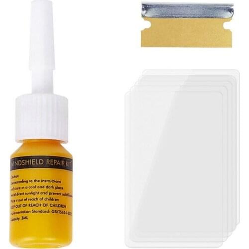 DIY Car Window Glass Scratch Crack Fix Tool Windshield Repair Kit Windscreen Restoratation For Front Or Rear Windshield TSLM1