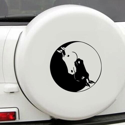 Cool Design Horse Stickers Car Hood Tailgate Side Window Decal Car Sticker Decoration Sweet Auto Sticker Decal Decorate Sticker