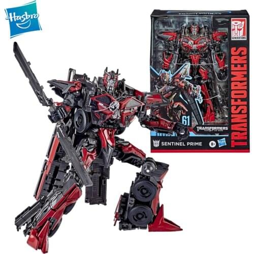 Original Hasbro Transformers Toys Voyager Class Movie 2 Studio Series SS61 Sentinel Prime Action Figures Model Toy for children