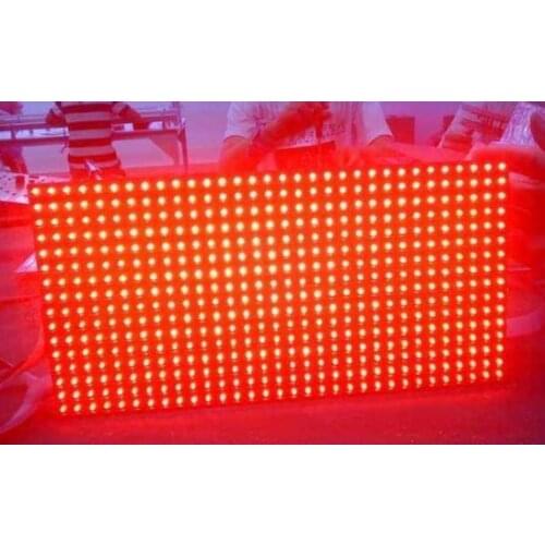 P10 Single red outdoor LED module 320x160mm and other part for 9pcs screen 640x320mm