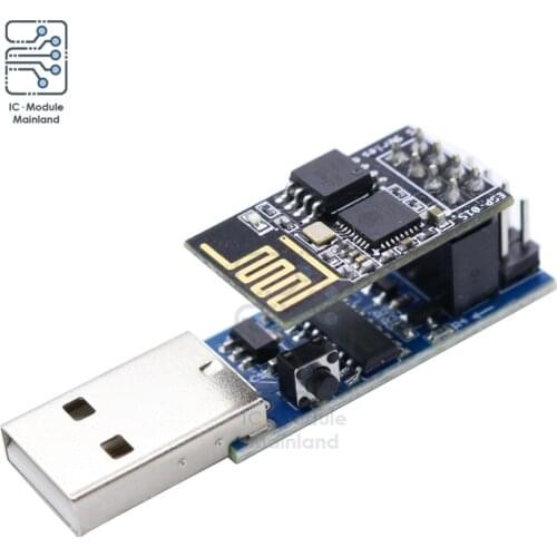 CH340C ESP8266 ESP-01ESP01S Programmer Adapter USB to ESP8266 Serial Wireless Wifi Developent Board Module For Arduino