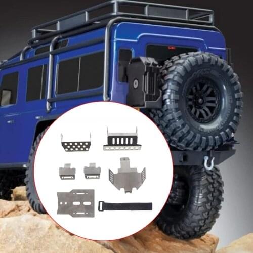 RC Model Alloy Car Chassis Bumper Parts for Car Toy 1/10 Accessories Anti-Collision Armor for Model Car Accessories