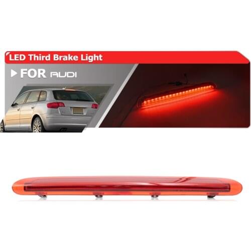 Fits For Audi A3 Sportback S3 RS3 2004-2012 Auto Car Led Rear High Level Third 3rd Brake Stop Light Lamp 8P4 945 097 C