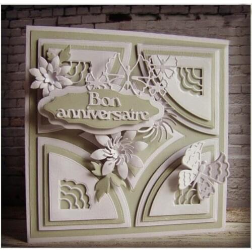 Embossing Card Craft Cutting Dies Stencils Letter Metal Cutting Dies for DIY Scrapbooking Die Cuts Card Make Stencil Crafts