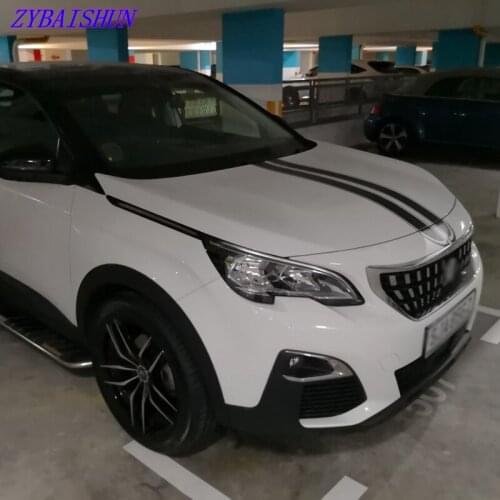 130 x 24cm Car-Styling 3D Car Hood Vinyl Stripe Sticker Body Bumper Decal Engine Cover Pinstripe 4 Colors