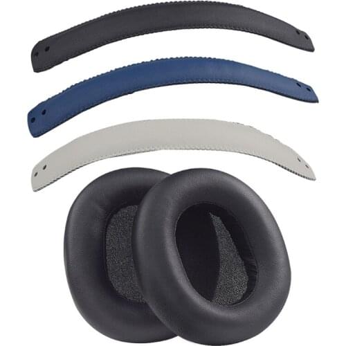 Replacement Headband Earpads Earmuff For-P-anasonic RP-HTX80B Headset Earpads 95AF