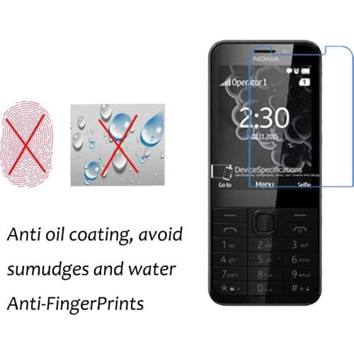 3Pcs For Nokia 230 Screen Protector HD Clear 5H Scratch Resistant Anti-Water Film Not Glass For Nokia Explosion-Proof PET Film