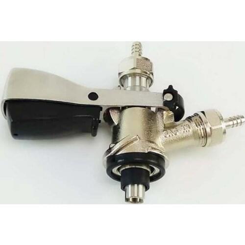 Stainless steel probe ,brass body S type keg coupler,keg head with metal handle